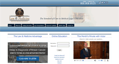 Desktop Screenshot of lawandmed.com